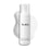 Flacon-pompe Medik8 Micellar Mousse présenté sur un fond blanc avec une trace de mousse blanche derrière, mettant en valeur la texture du produit.